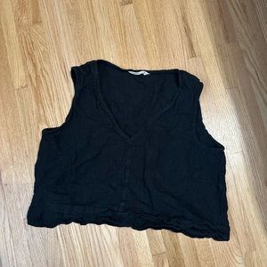 elizabeth suzann linen polly. size large.